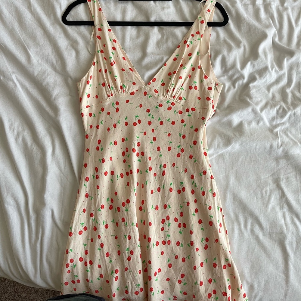 Zara cherry mini dress